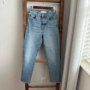 Aritzia Denim Forum Arlo High-Rise Straight Jean